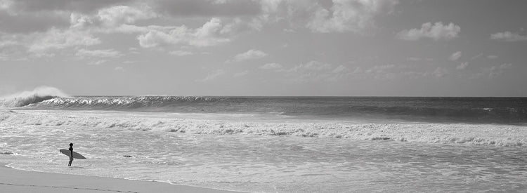 Surfista solitario de la costa norte Lienzo
