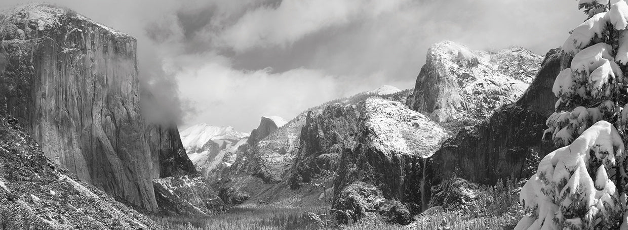 Media bóveda de Yosemite Lienzo