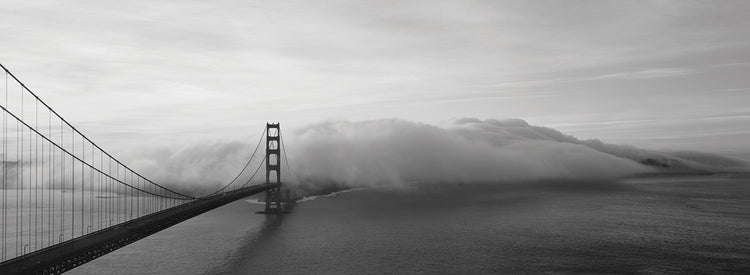 Aumento de la niebla del Golden Gate Lienzo