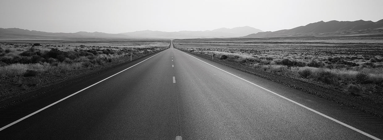 Carretera larga del desierto Lienzo