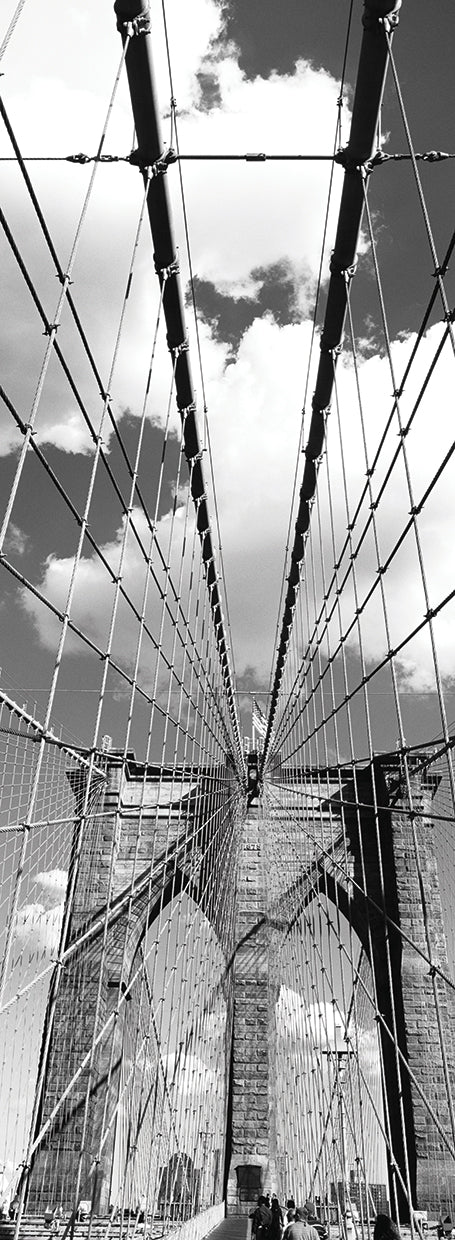 Cuadrícula del puente de Brooklyn Lienzo