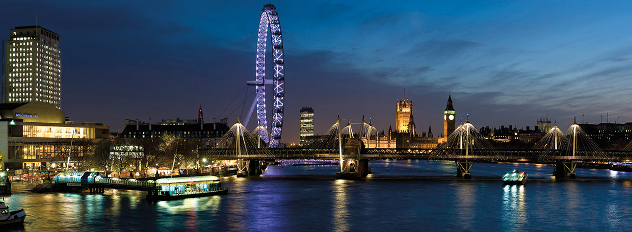London Night River View