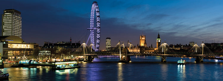 London Night River View