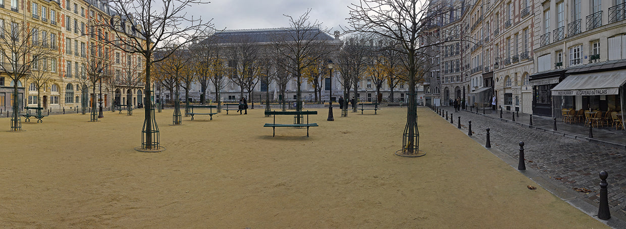 Edificios del parque de París Lienzo