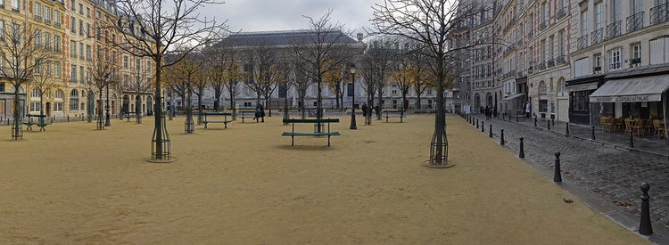 Edificios del parque de París Lienzo