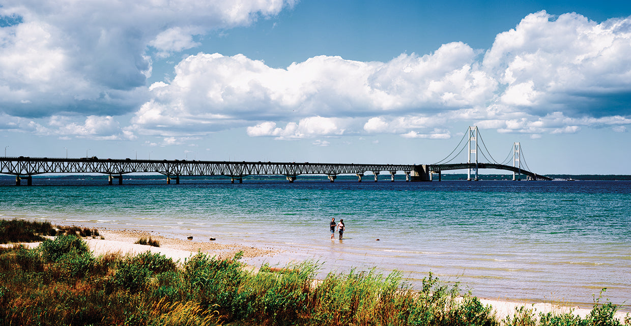 Mackinac Blue Bridge