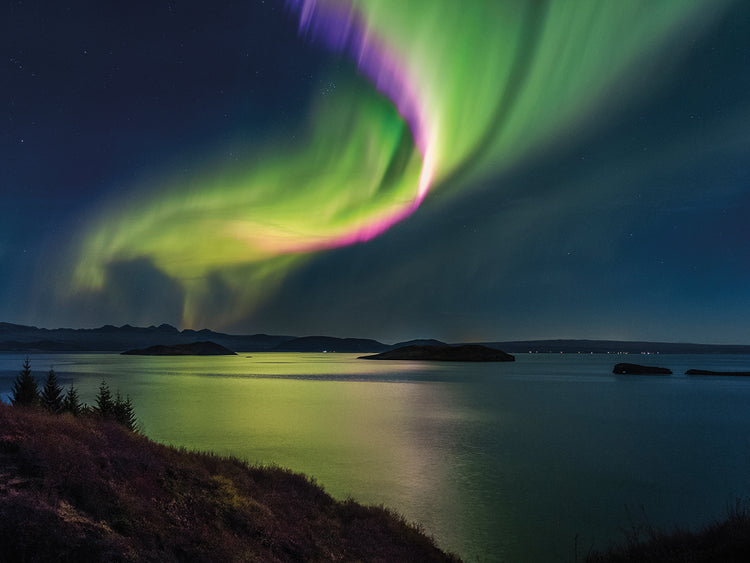 Lago Northern Lights Lienzo