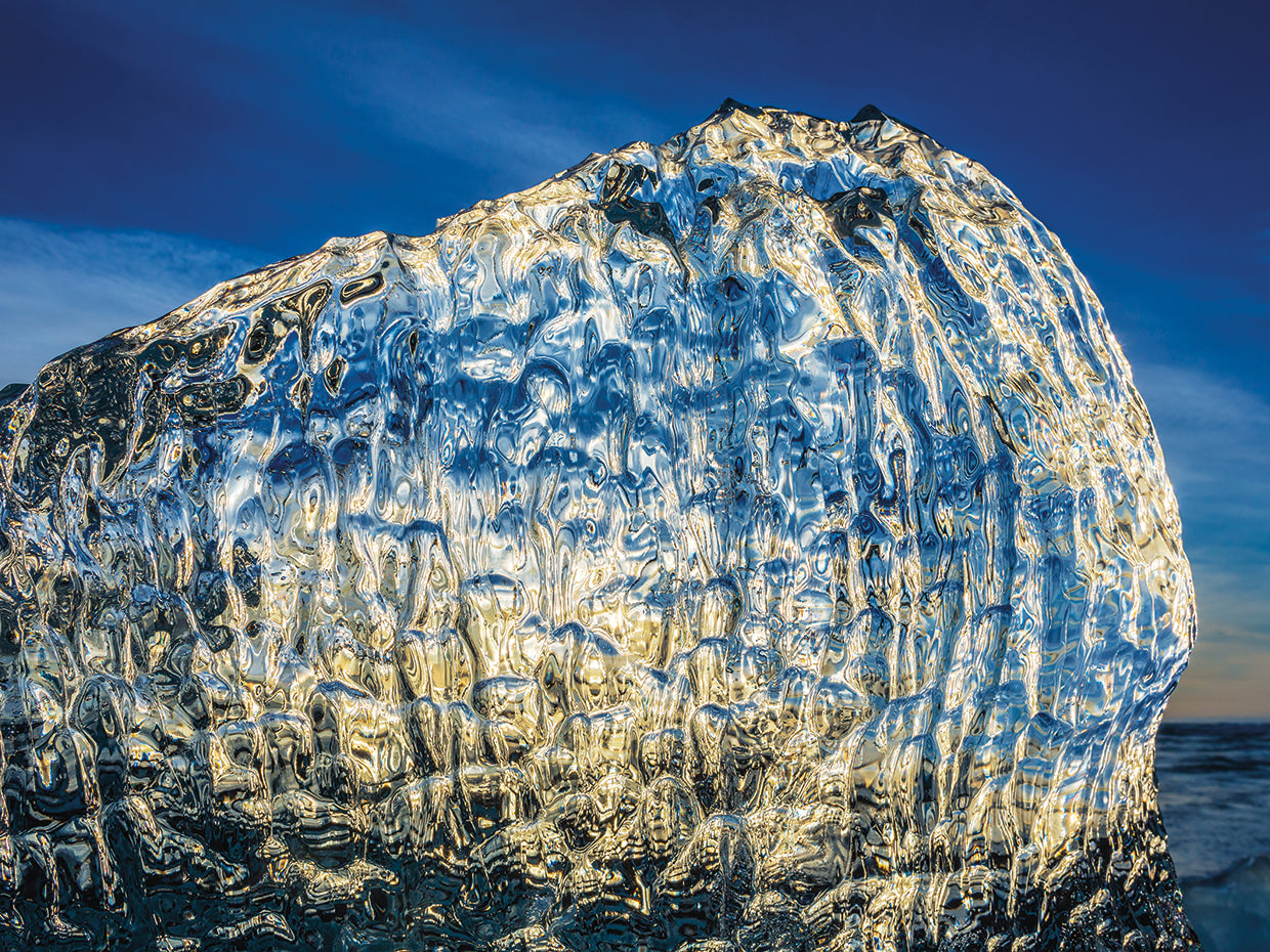 Patrones de hielo escarchado Lienzo