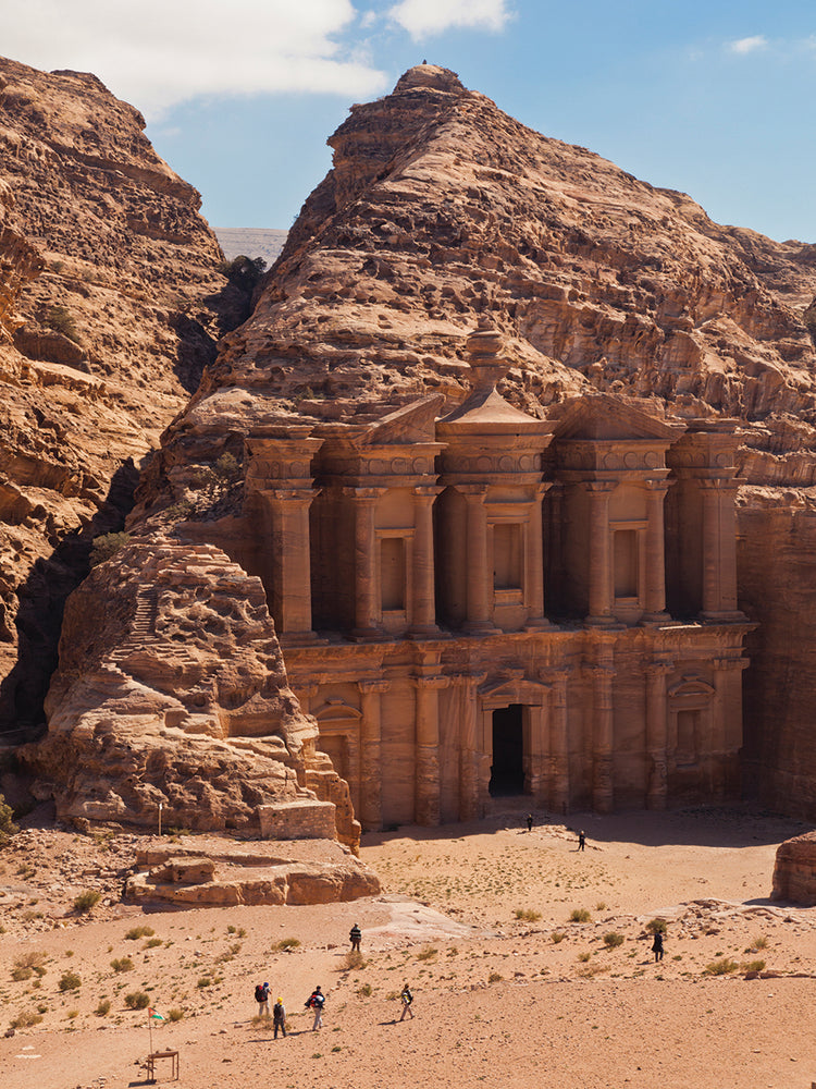Ruinas del desierto de Jordania Lienzo