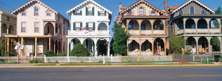 Victorianos de Cape May Lienzo