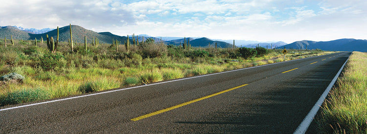 Autopista de viaje por carretera de Baja Lienzo