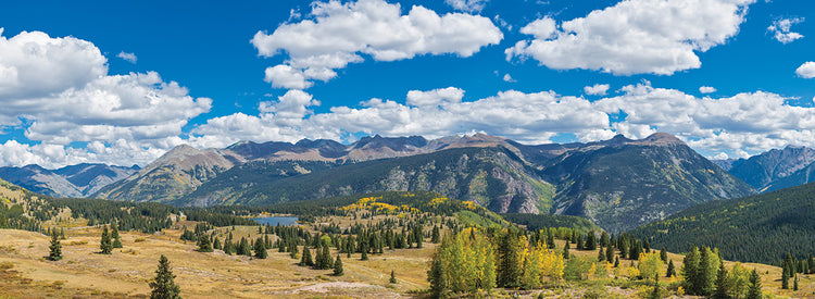 Vista de las montañas rocosas Lienzo