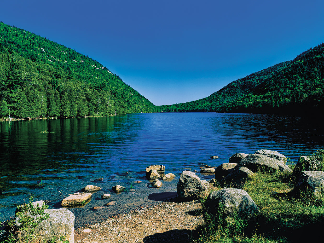 Estanque de burbujas Acadia Maine Lienzo