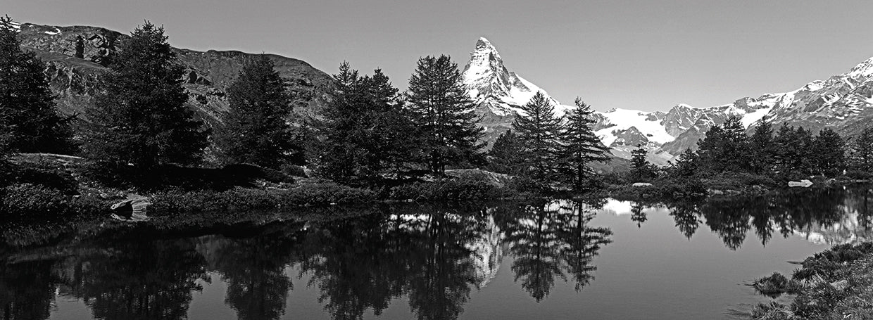 Espejo suizo Matterhorn Lienzo