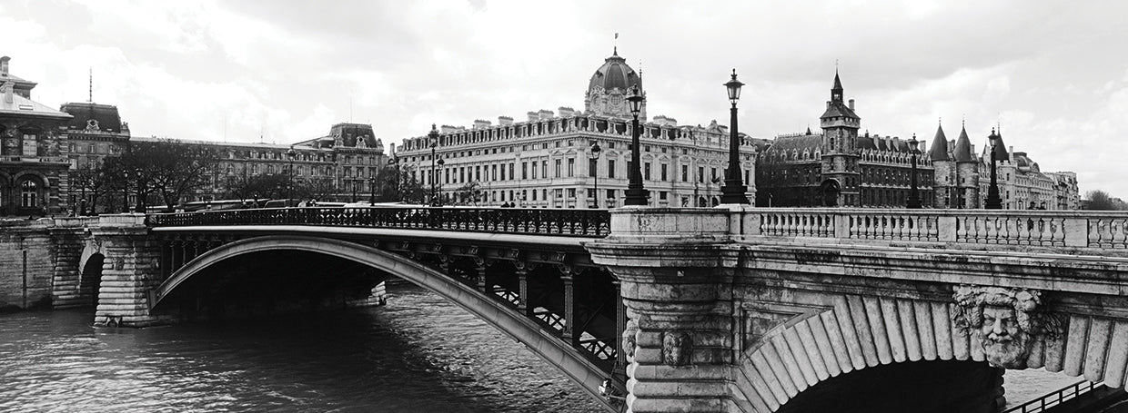 Puntos de referencia del río París Lienzo