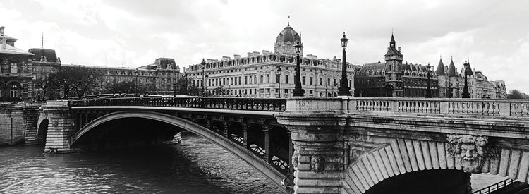 Puntos de referencia del río París Lienzo