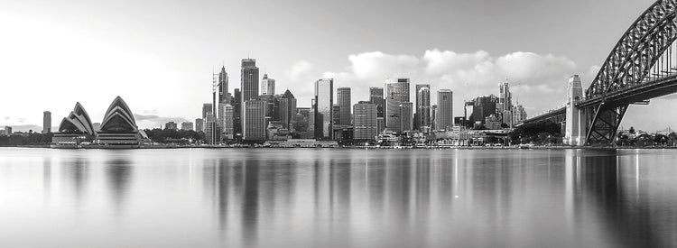 Skyline plateado Sydney Lienzo