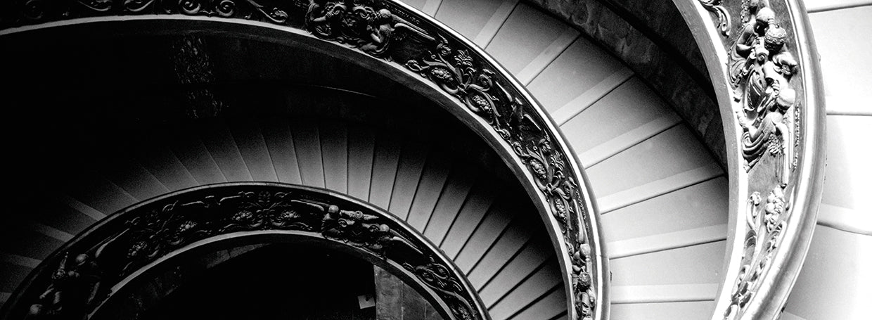 Escalera de caracol romana Lienzo