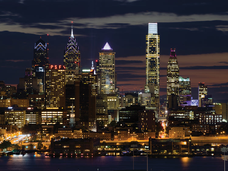 Luces históricas Filadelfia Lienzo