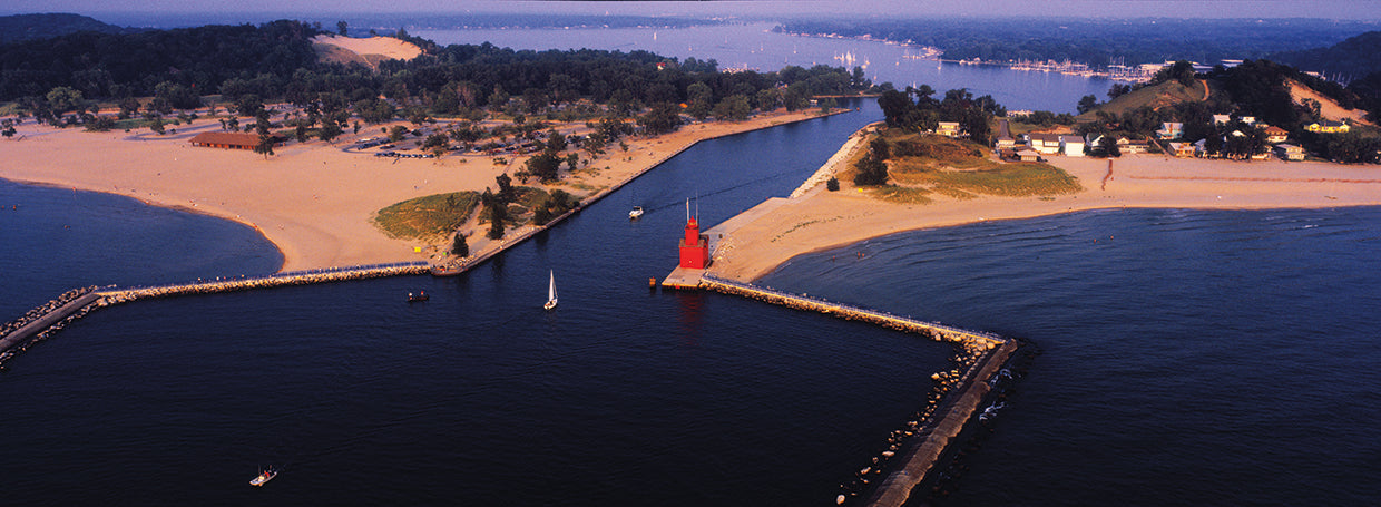 Faro de Holanda Michigan Lienzo