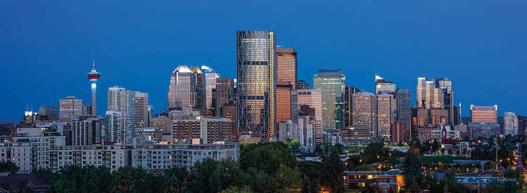 Horizonte de Calgary Alberta Lienzo