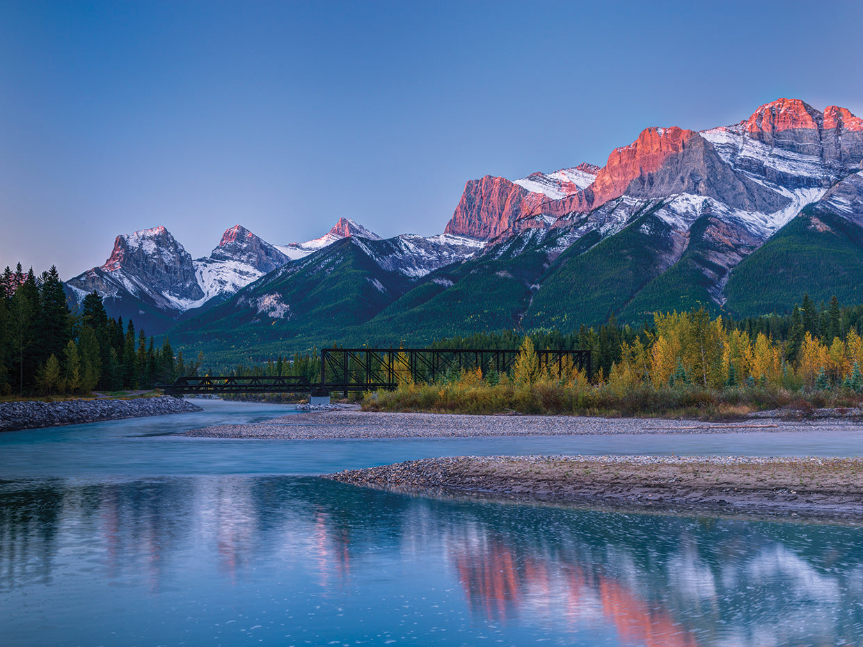 Puente de las Montañas Rocosas canadienses Lienzo