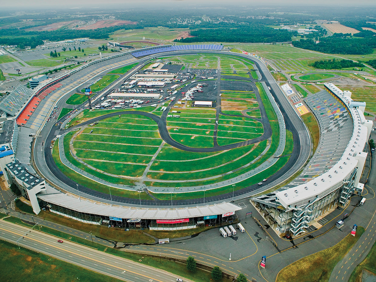 Vista aérea de Speedway Lienzo