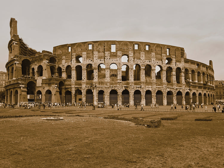Roma clásica sepia Lienzo