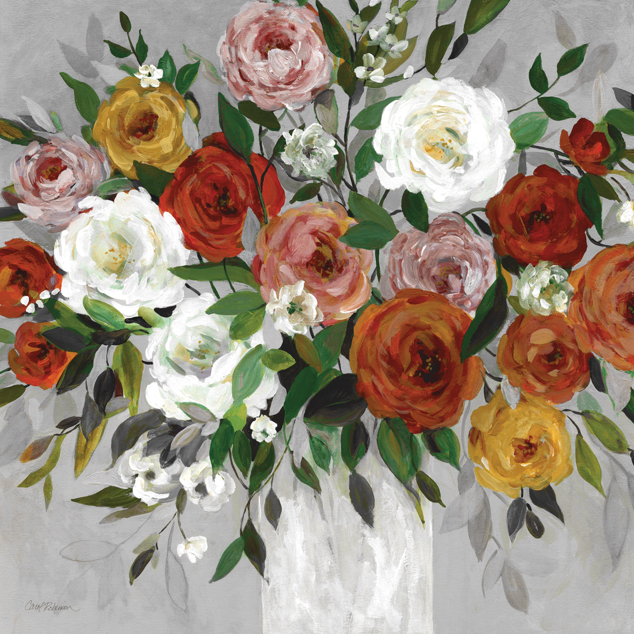 Rosas otoñales Lienzo