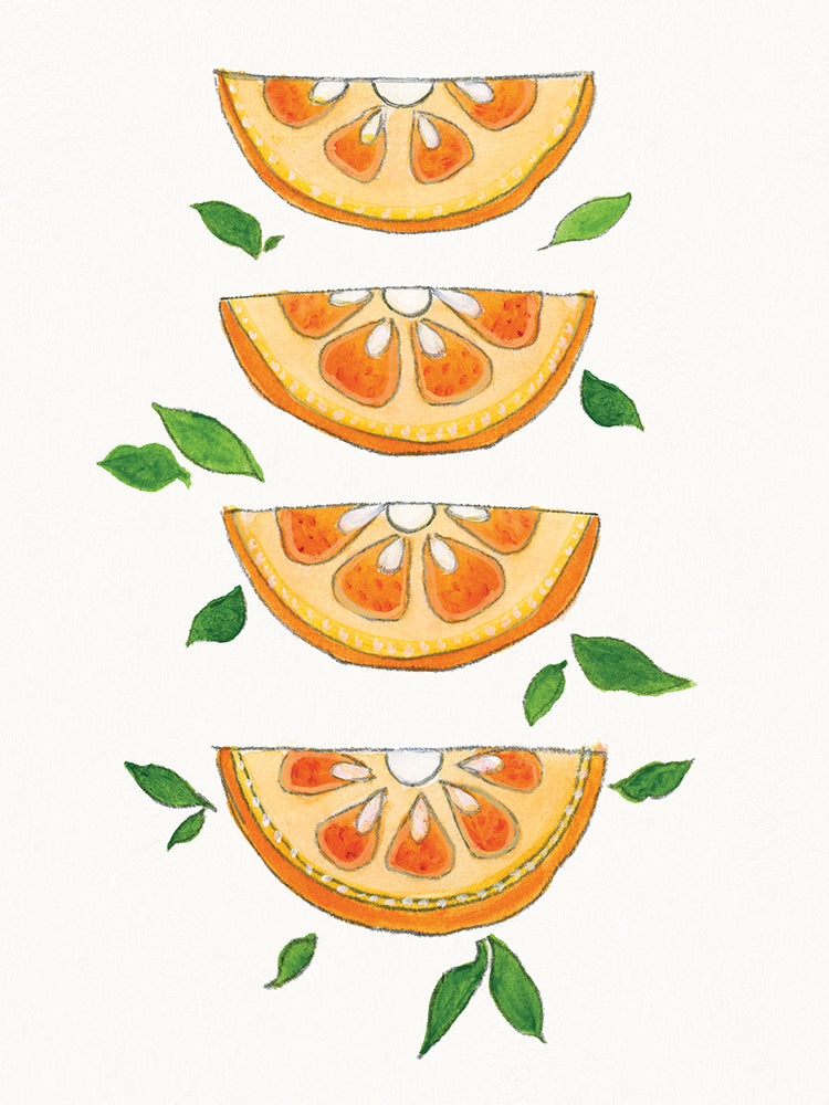 Rodaja de naranja Lienzo