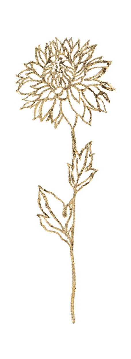 Gilded Silhouette Botanical II