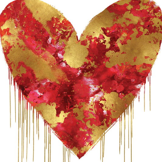 Big Hearted Red and Gold