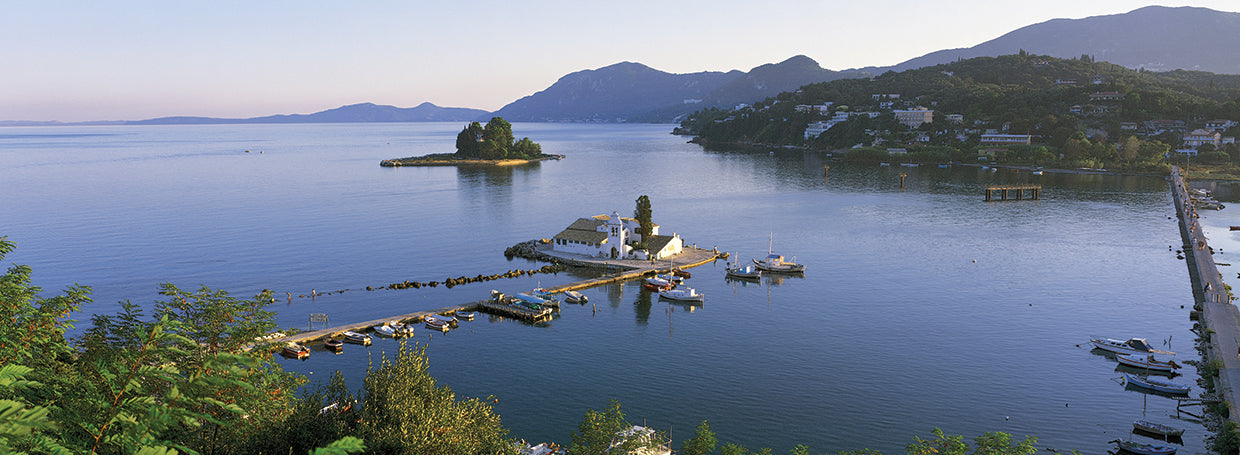 Puerto de Corfú Grecia Lienzo