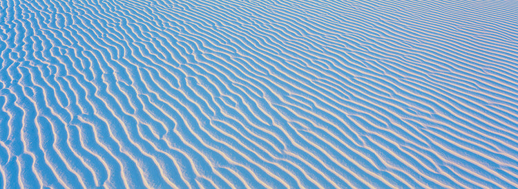 Dunas onduladas azules Lienzo