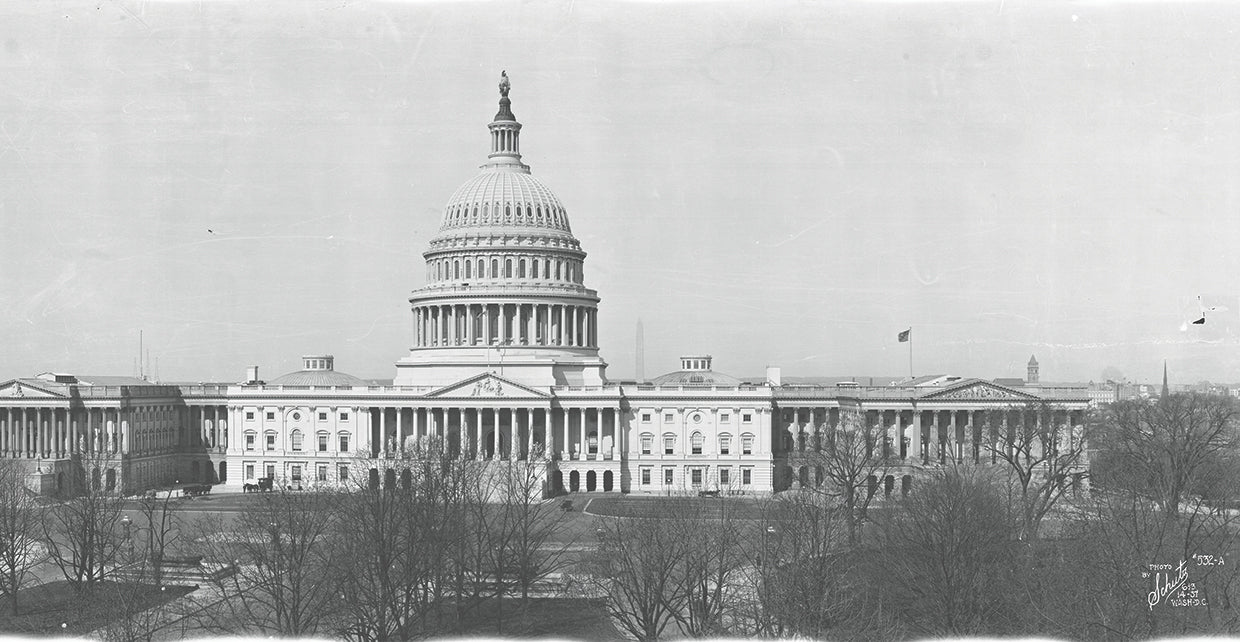 Capitolio de los Estados Unidos de la vendimia Lienzo