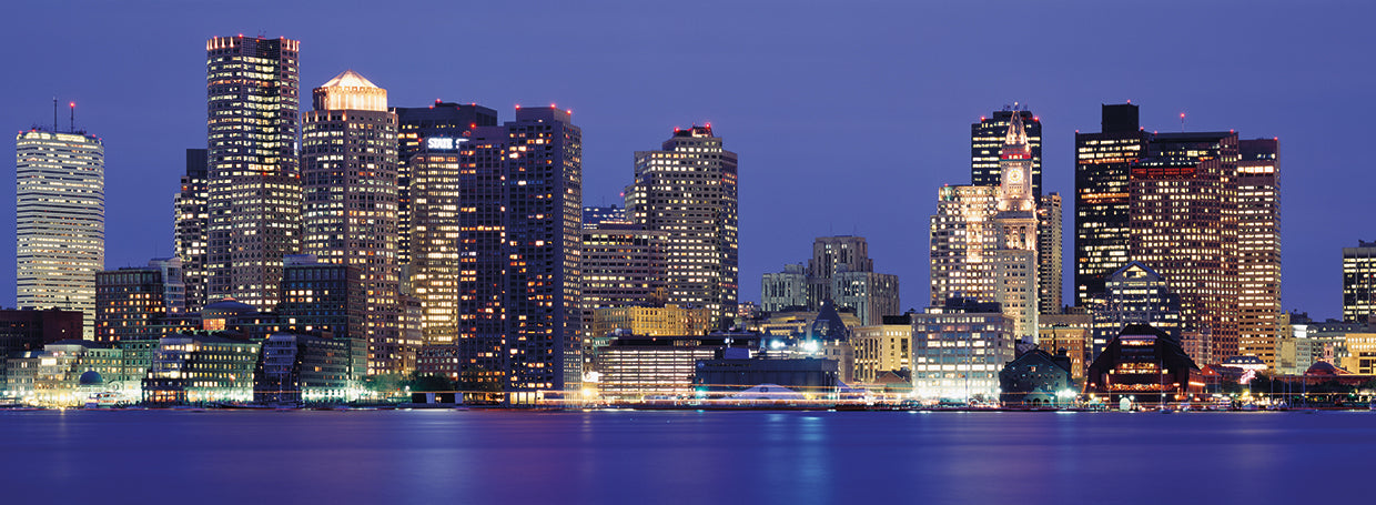 Luces nocturnas de boston Lienzo