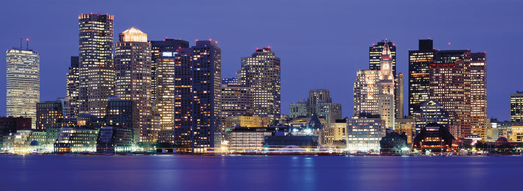 Luces nocturnas de boston Lienzo