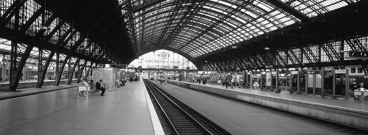 Estación de tren alemana Lienzo