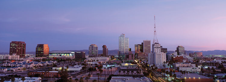 Parte superior de la ciudad de Phoenix Lienzo