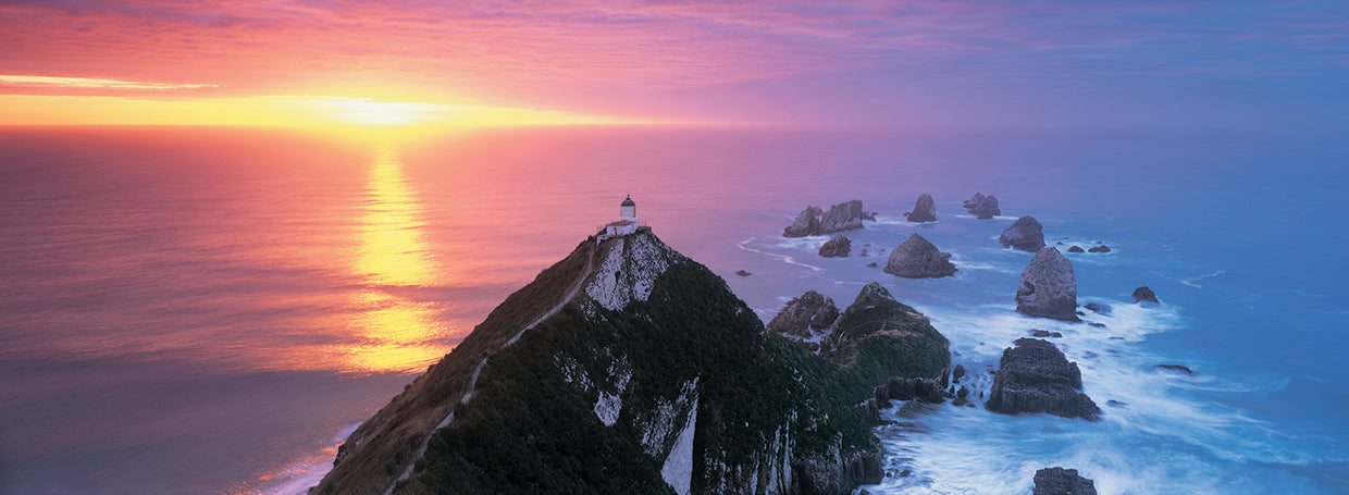 Kiwi Sunset Lighthouse