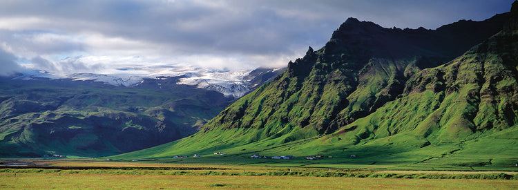 Granja de acantilados de Islandia Lienzo