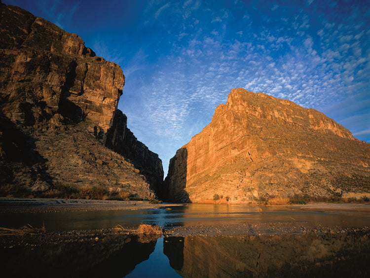 Reflexión de Big Bend Texas Lienzo
