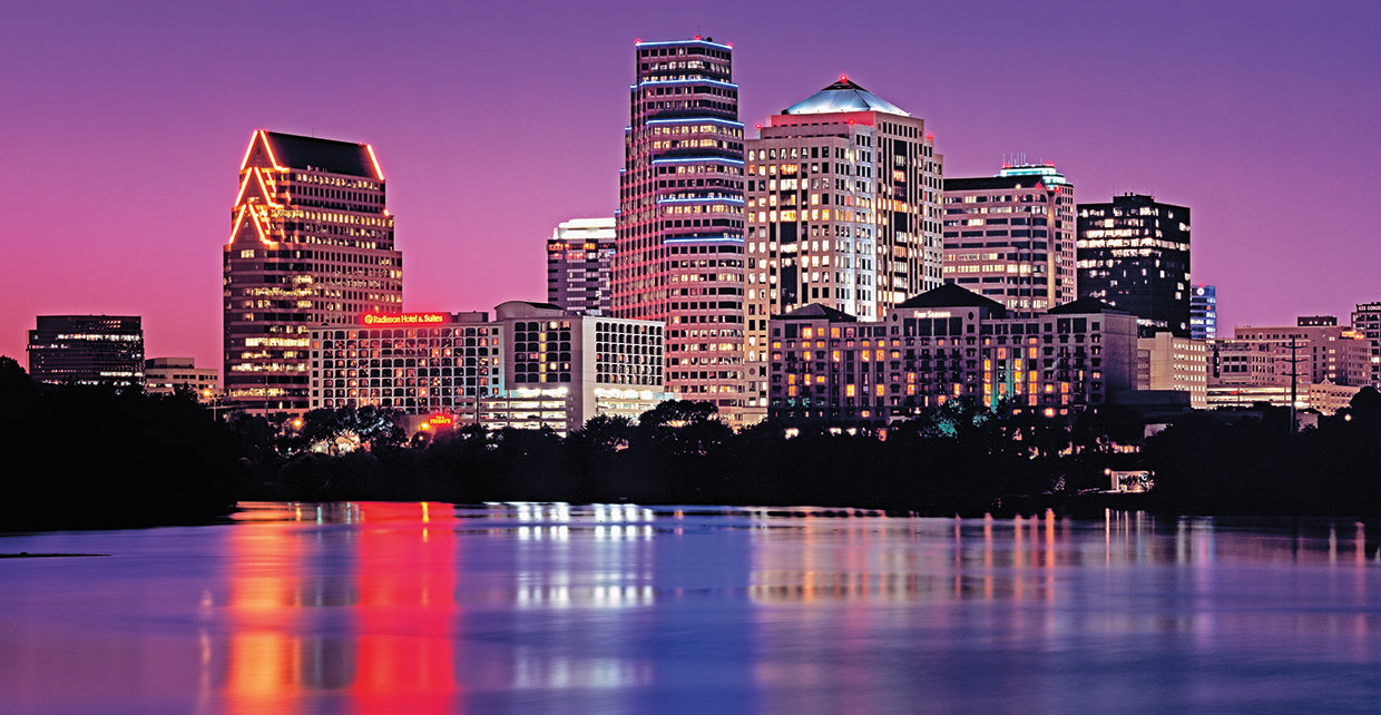 Torres de Texas Austin Lienzo