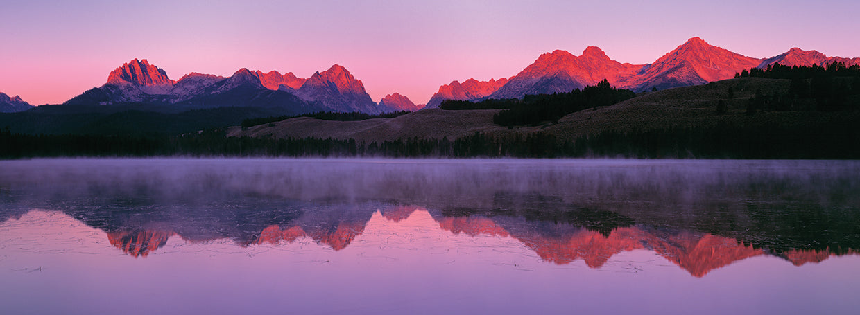 Puesta de sol de diente de sierra Lienzo