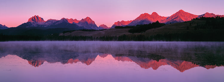Puesta de sol de diente de sierra Lienzo