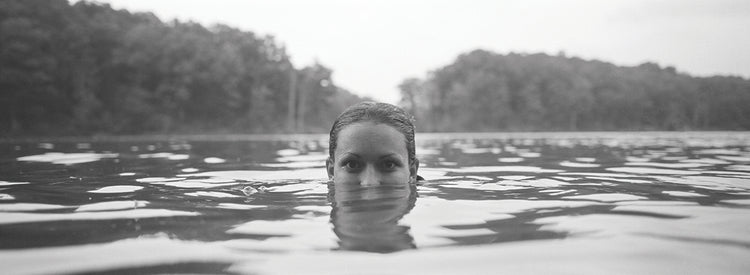 Dama en el lago Lienzo