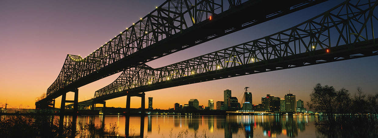 Puente del río NOLA Lienzo