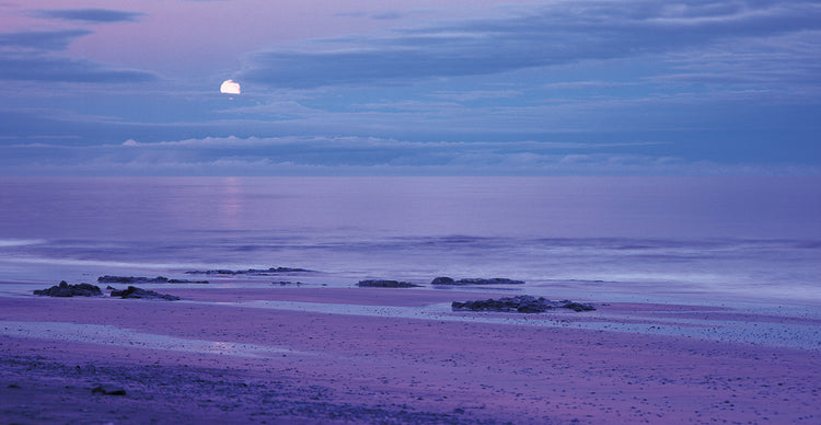Cool Ocean Moonrise