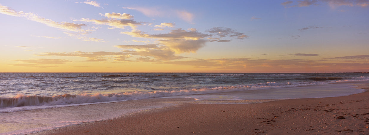 Olas de Florida al atardecer Lienzo