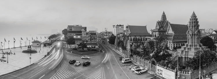 Tráfico de Camboya Lienzo